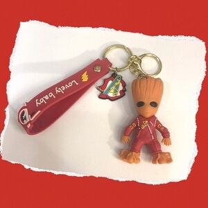 🍀Lovely Baby Groot Keychain/bag charm NIP